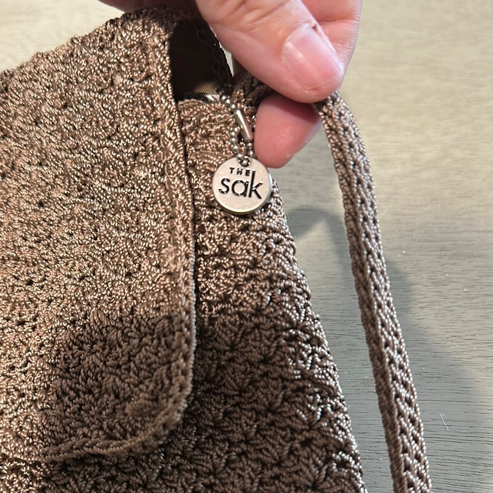 The Sak Brown Woven Crossbody Bag - Picture 2 of 5